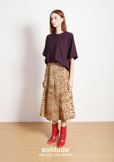 Wine Red Oversized Tee