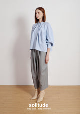 Blue 3D Cut Woven Shirt