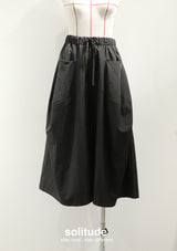 Black Long Culottes