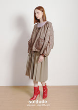 Brown Oversized Padded Jacket