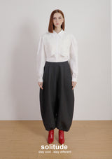 Charcoal Extra Wide Leg Pants