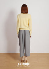 Yellow Blue Beaded Cadigan