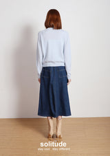 Powder Blue Beaded Cadigan