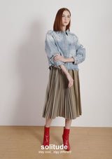 Embroidered Beaded Denim Jacket