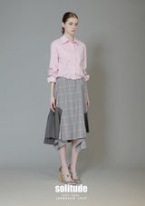 Pink Hand-Beaded Woven Shirt