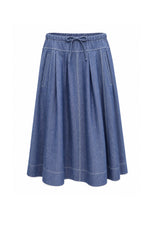 Unwashed Wide Legs Skirt