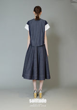 Unwashed Wide Legs Skirt