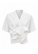 White Kimono Woven Top