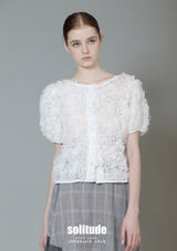 3D Floral Pattern Top