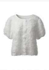 3D Floral Pattern Top