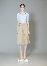 Khaki Wide Leg Pants