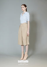 Khaki Wide Leg Pants