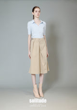 Khaki Wide Leg Pants