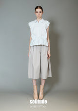 Pockets Drawstring Woven Vest