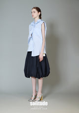 Striped Sleeveless Woven Top