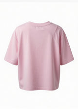 Pink Shoulder-Twist Tee