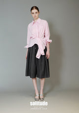 Pink Asymmetrical Woven Shirt