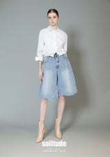 Heavy Washed Denim Shorts