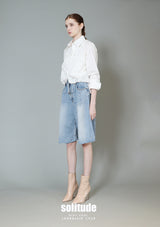 Heavy Washed Denim Shorts