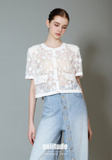 Button Up Heavy Washed Wide Leg Denim Pants