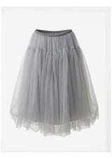 Charcoal Gauze Skirt