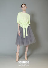 Charcoal Gauze Skirt