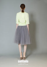 Charcoal Gauze Skirt
