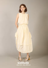 Yellow Double Layers Dress