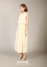 Yellow Double Layers Dress