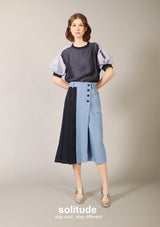 Light Blue Denim Culottes