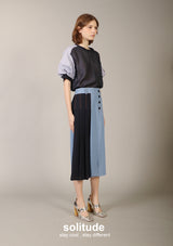 Light Blue Denim Culottes