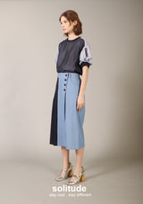 Light Blue Denim Culottes