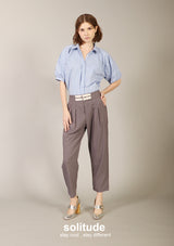 Grey Belt Trousers