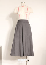 Charcoal Skirt Pants