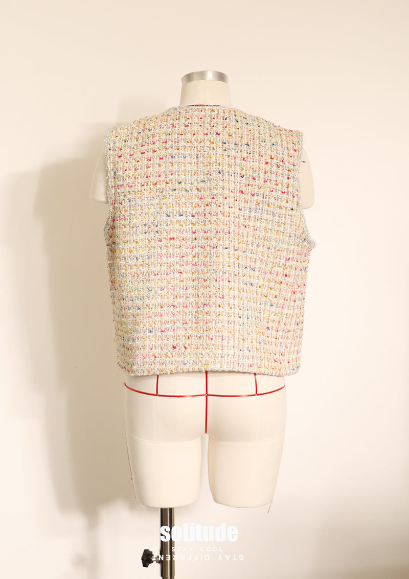 Rainbow Tweed Waistcoat