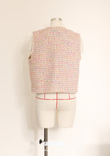 Pink Tweed Waistcoat