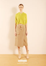 Khaki Skirt Pants