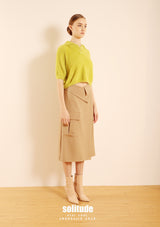 Khaki Skirt Pants