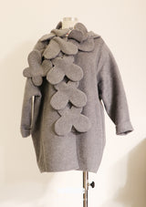 Butterfly Coat with Scarf Set