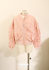 Pink Reversible Army Oversized Jacket