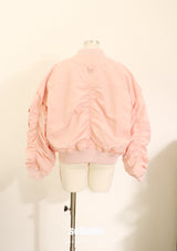 Pink Reversible Army Oversized Jacket