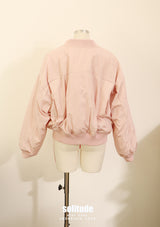 Pink Reversible Army Oversized Jacket