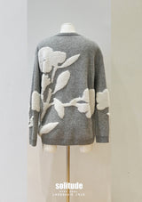 Grey Sequins Cardigan