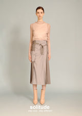 Grey Big Pockets Skirt