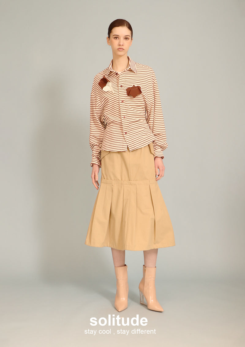 Patches Striped Shirt