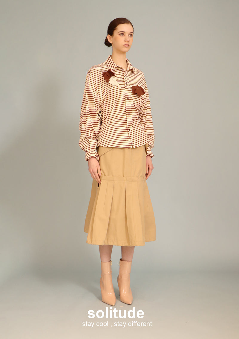 Patches Striped Shirt