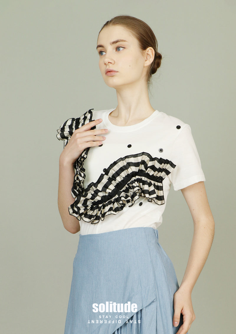 Detachable Trimes White Top