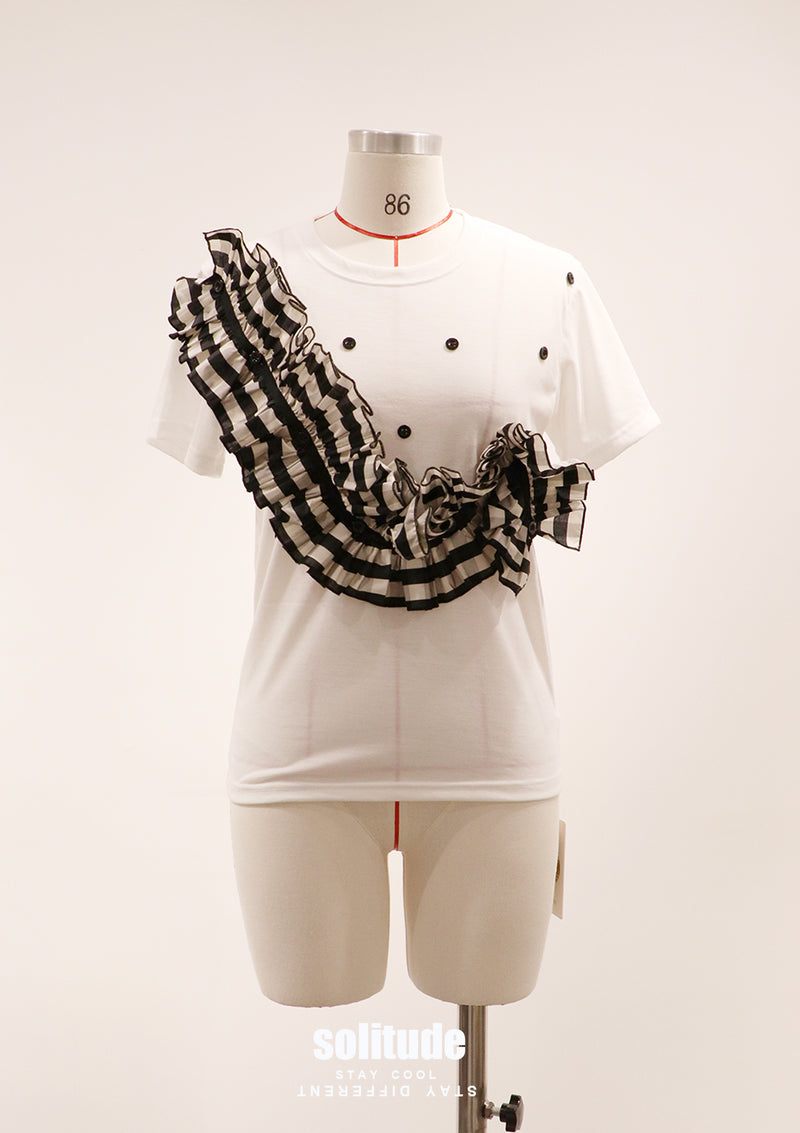 Detachable Trimes White Top