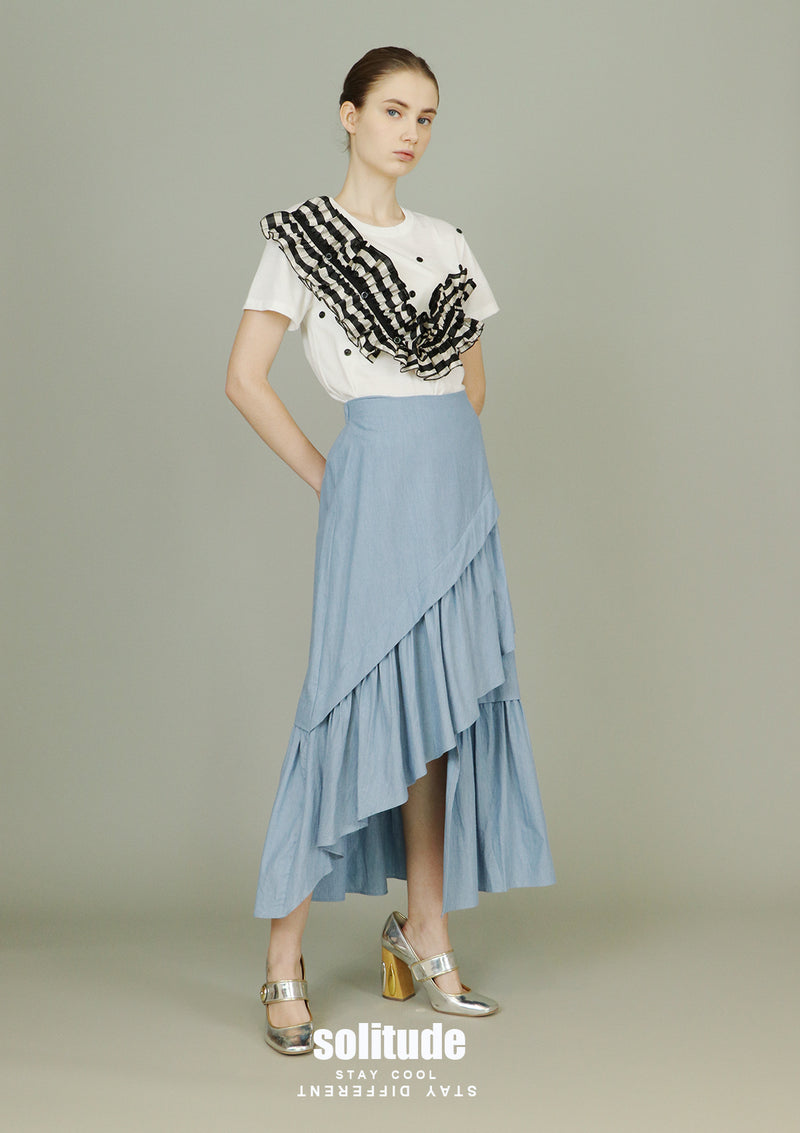 Detachable Trimes White Top