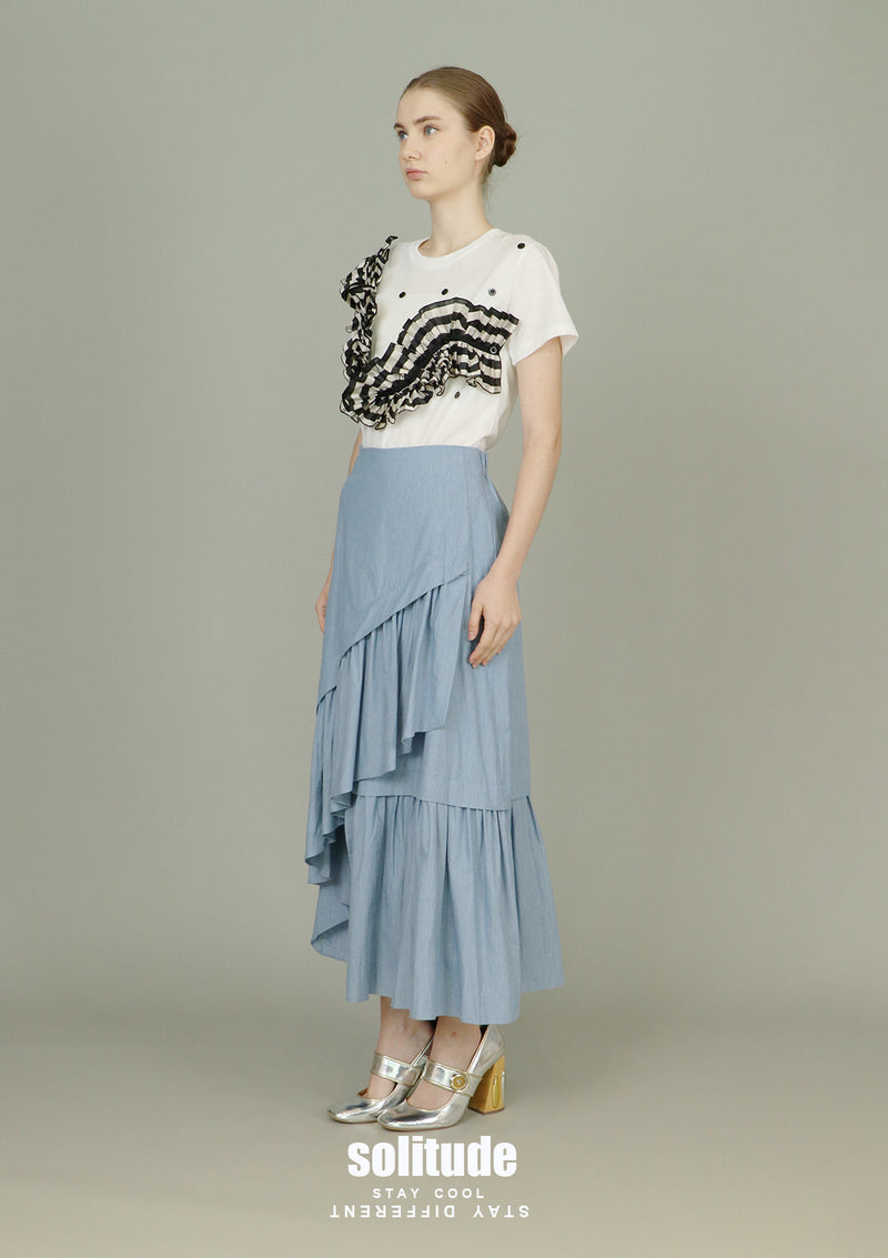 Detachable Trimes White Top